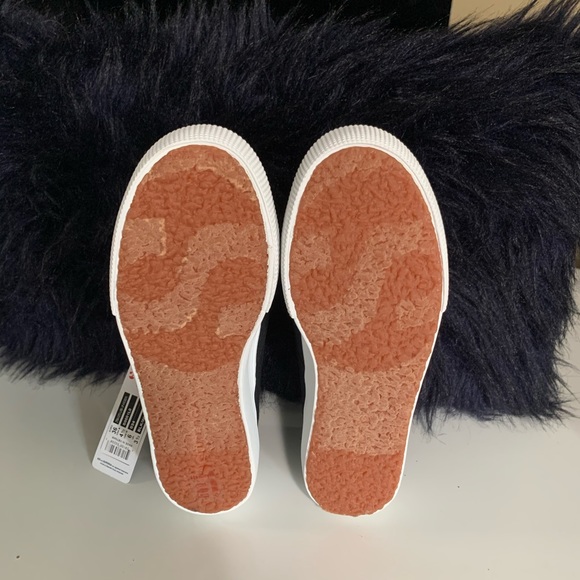 * NEW Superga 2790 Platform Sneaker Black & White - Picture 6 of 8